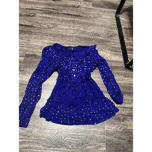 Gap Women's Navy and Blue Top